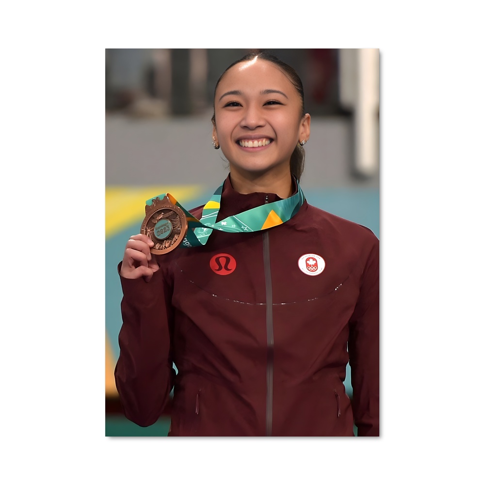 Poster Championne de Judo